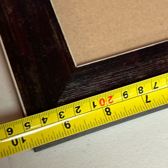 Vintage Weathered brown wooded Picture Frame - Picture 14 of 14